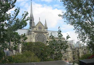 Notre Dame Outside.